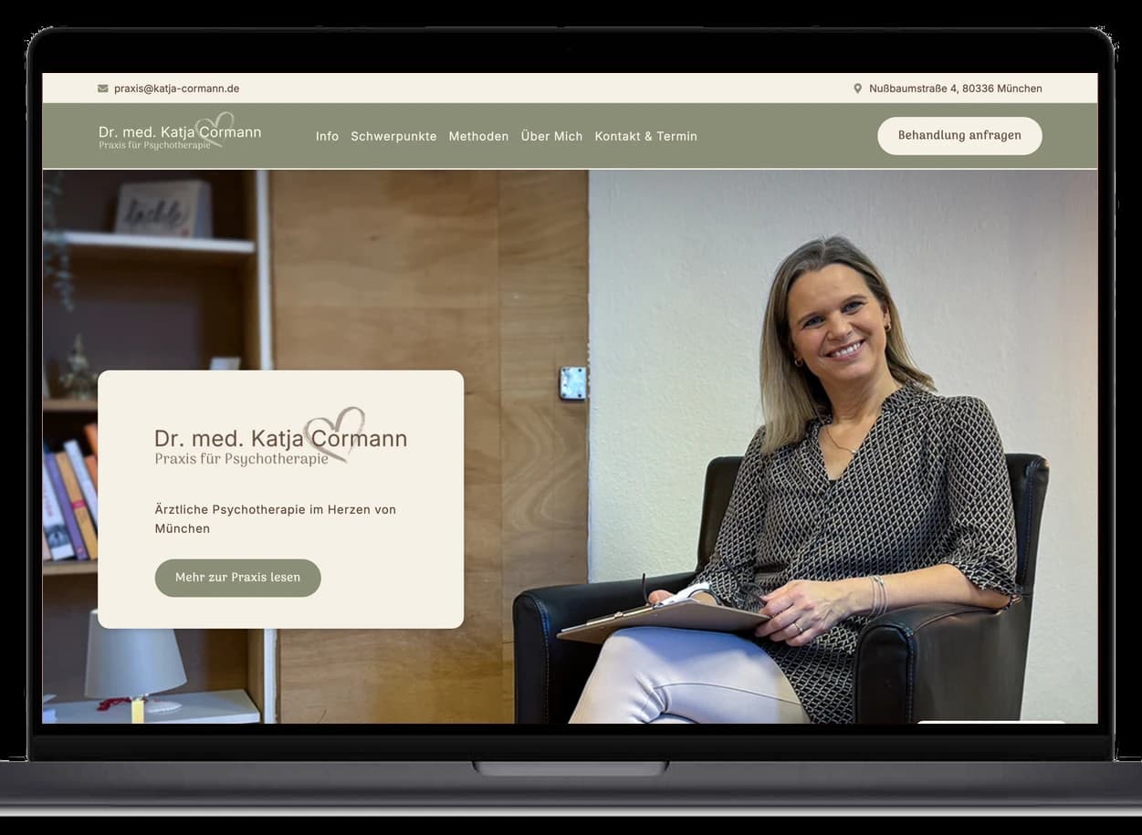 Dr. med. Katja Cormann — Praxis für Psychotherapie